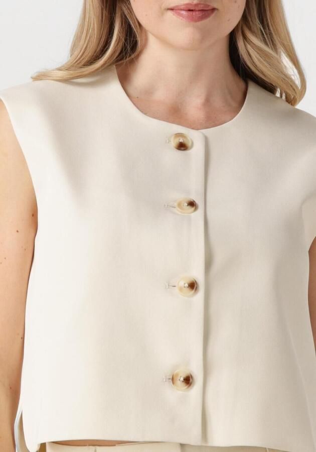 NEO NOIR Dames Blazers Birtha Structure Waistcoat Ecru - Foto 3