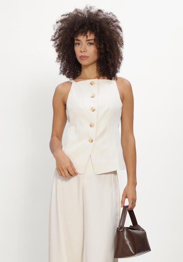 NEO NOIR Dames Blazers Kylie Structure Waistcoat Creme