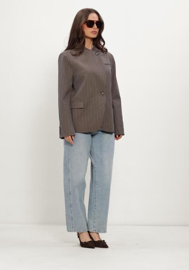 NEO NOIR Dames Blazers Nerine Pinstripe Blazer Bruin - Foto 4