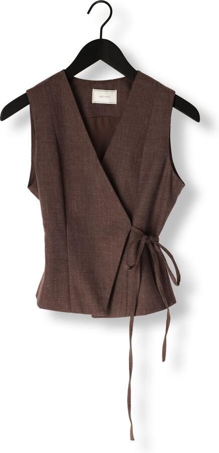NEO NOIR Dames Blazers Samara Melange Waistcoat Bruin - Foto 3