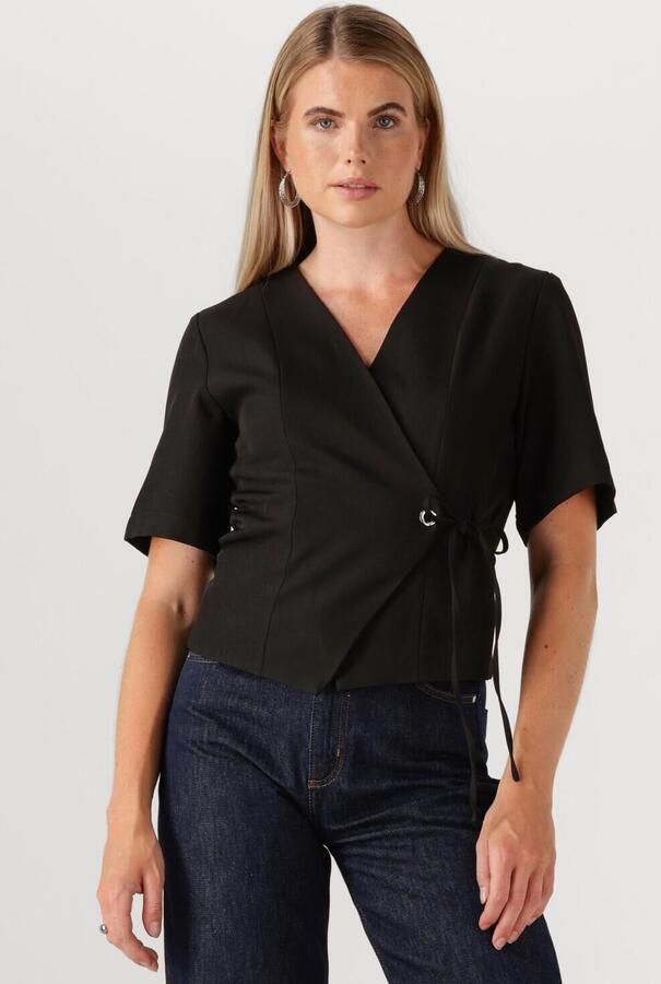 NEO NOIR Dames Blazers Simmo Eyelet Blouse Zwart - Foto 4