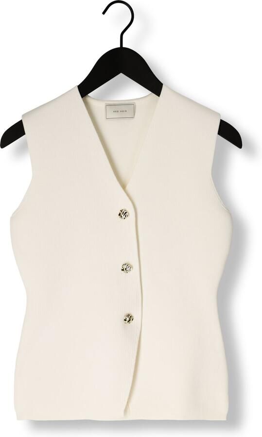 NEO NOIR Dames Blazers Sway Smooth Knit Waistcoat Wit - Foto 2