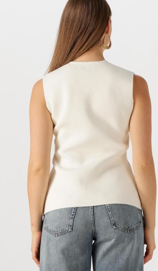 NEO NOIR Dames Blazers Sway Smooth Knit Waistcoat Wit - Foto 3