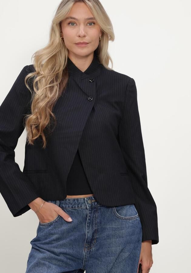 NEO NOIR Dames Blazers Tiria Slim Pinstripe Blazer Donkerblauw - Foto 3