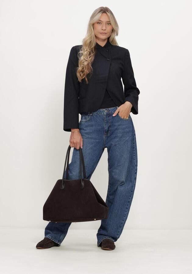 NEO NOIR Dames Blazers Tiria Slim Pinstripe Blazer Donkerblauw - Foto 4