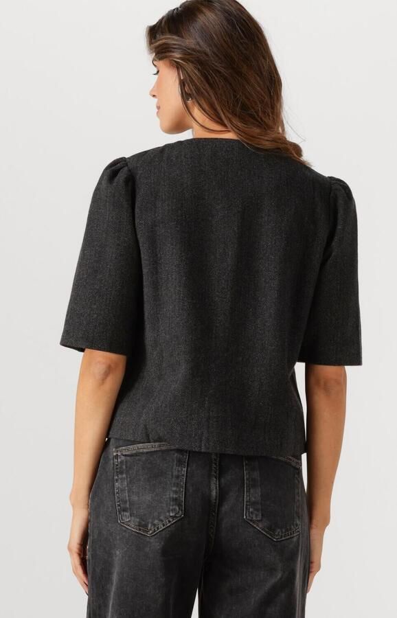 NEO NOIR Dames Blazers Xanthe Herringbone Blazer Donkergrijs - Foto 3