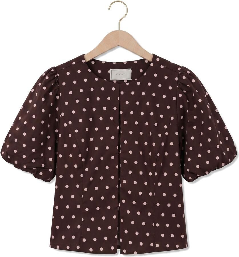 NEO NOIR Dames Blouses Anela Dot Blouse Bruin - Foto 2