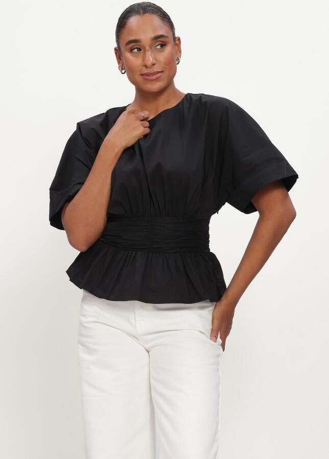 NEO NOIR Dames Blouses Annegret Poplin Blouse Zwart