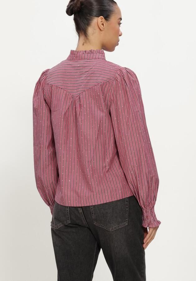 NEO NOIR Dames Blouses Astrida Soft Stripe Stone Blouse Roze - Foto 2