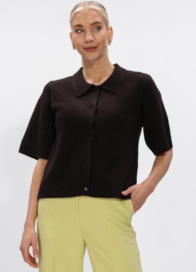 NEO NOIR Dames Blouses Cunna Knit Blouse Bruin