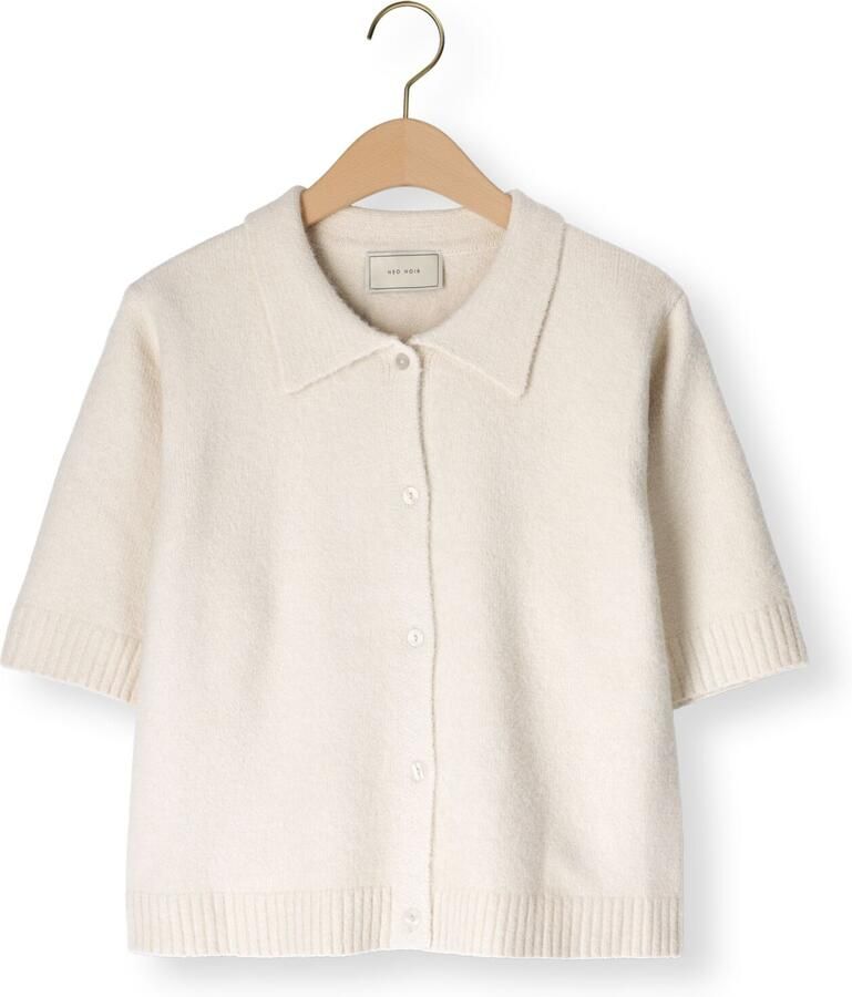 NEO NOIR Dames Blouses Cunna Knit Blouse Creme - Foto 2