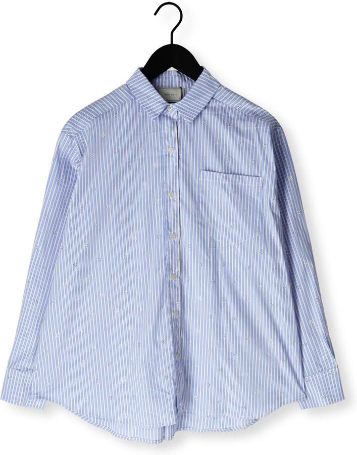 NEO NOIR Dames Blouses Dalma Decoration Shirt Lichtblauw - Foto 2