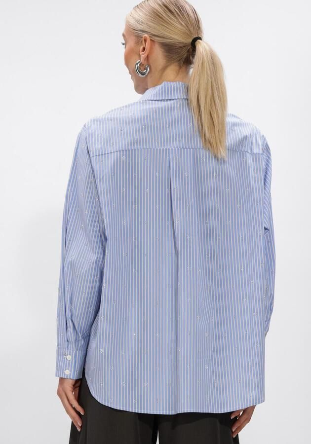 NEO NOIR Dames Blouses Dalma Decoration Shirt Lichtblauw - Foto 3