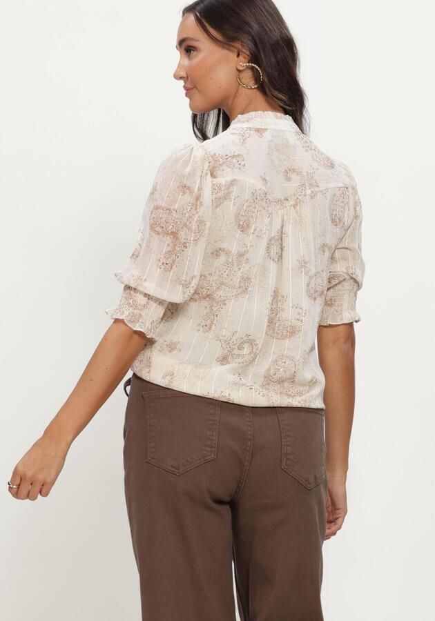 NEO NOIR Dames Blouses Diana Faded Paisley Blouse Ecru - Foto 4