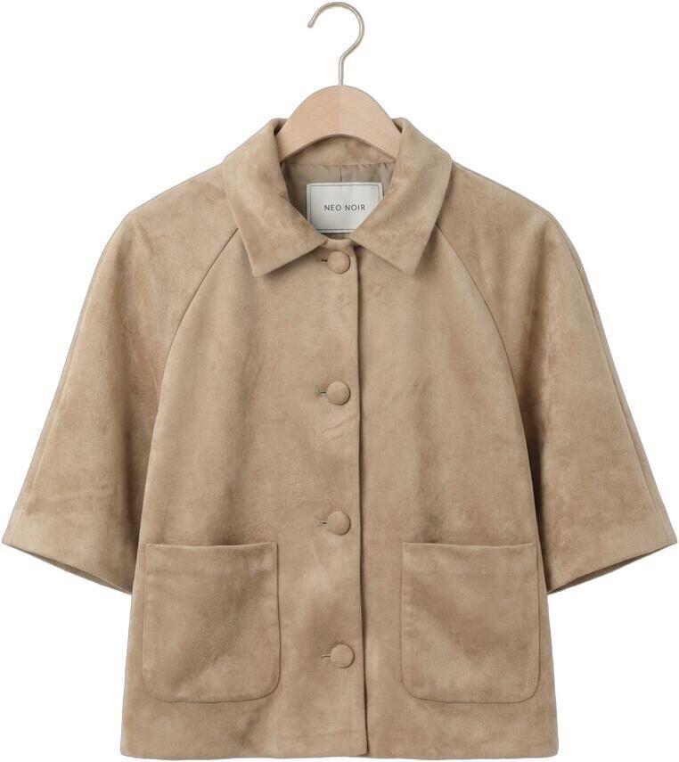 NEO NOIR Dames Blouses Editta Faux Suede Jacket Camel - Foto 2