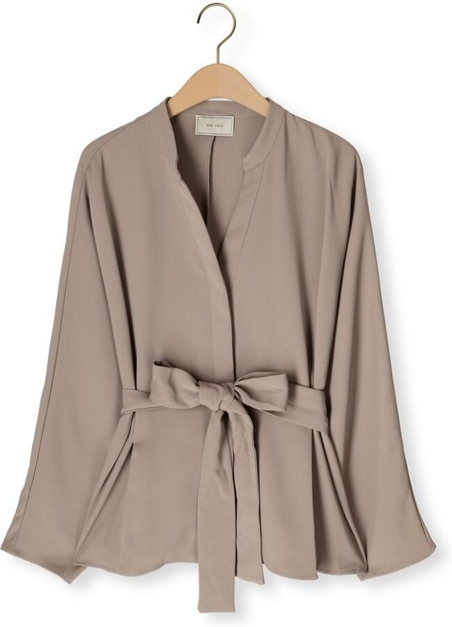 NEO NOIR Dames Blouses Ellery Crepe Blouse Taupe - Foto 2