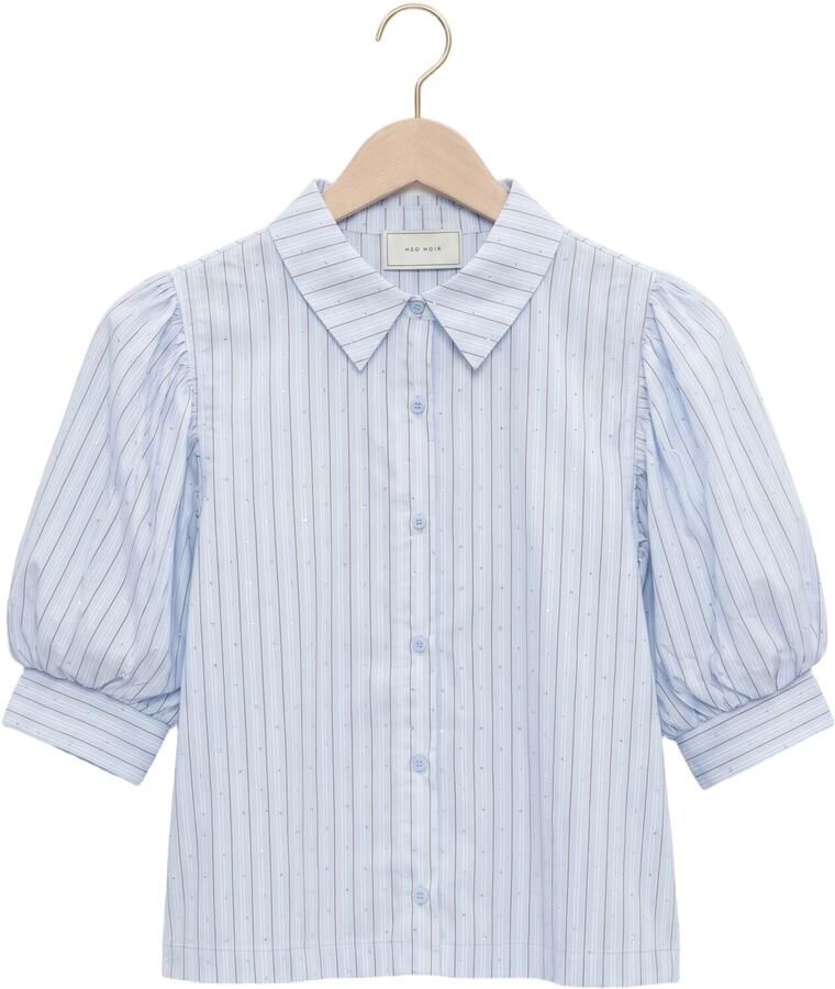 NEO NOIR Dames Blouses Etta Stripe Stone Shirt Lichtblauw - Foto 2
