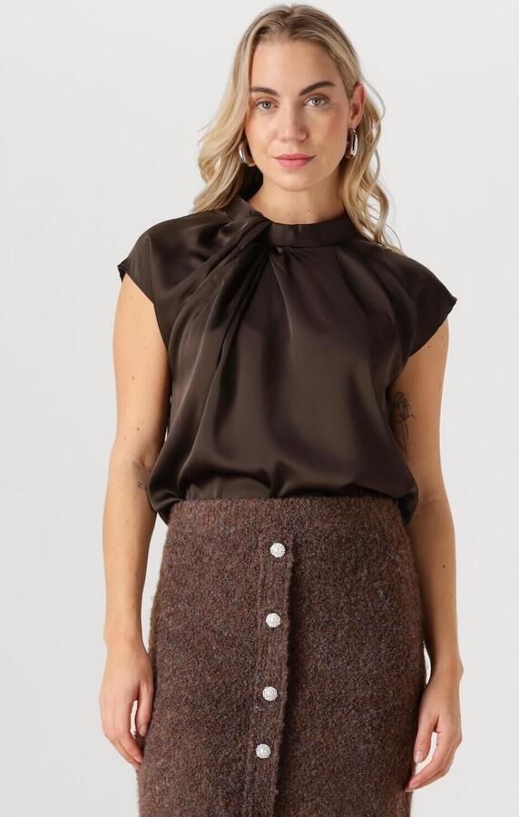 NEO NOIR Regular fit Blouse met rimpelingen Model 'Fleur'