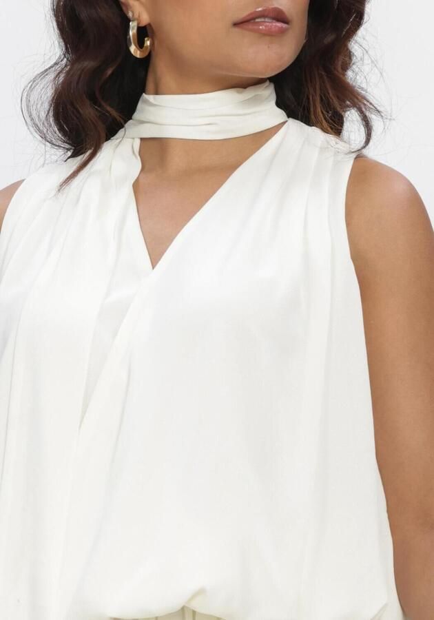 NEO NOIR Dames Blouses Inge Chiffon Top Gebroken Wit - Foto 3