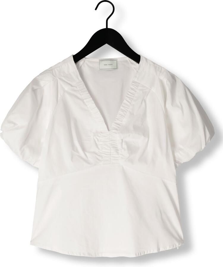 NEO NOIR Dames Blouses Irina Poplin Blouse Wit