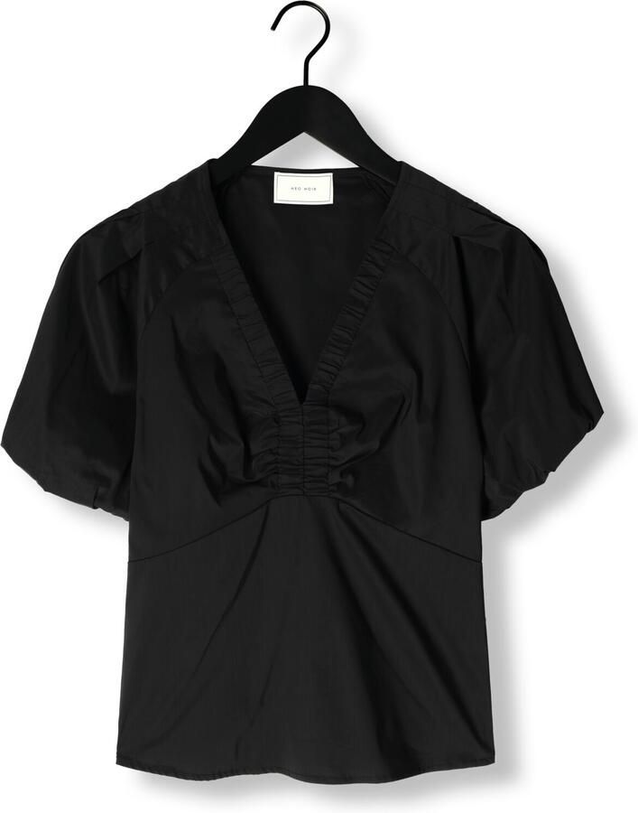 NEO NOIR Dames Blouses Irina Poplin Blouse Zwart
