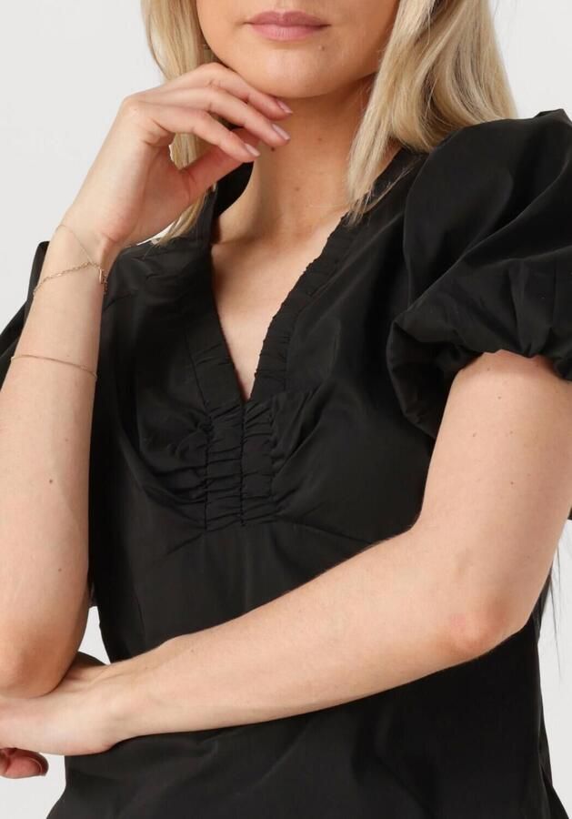 NEO NOIR Dames Blouses Irina Poplin Blouse Zwart - Foto 2