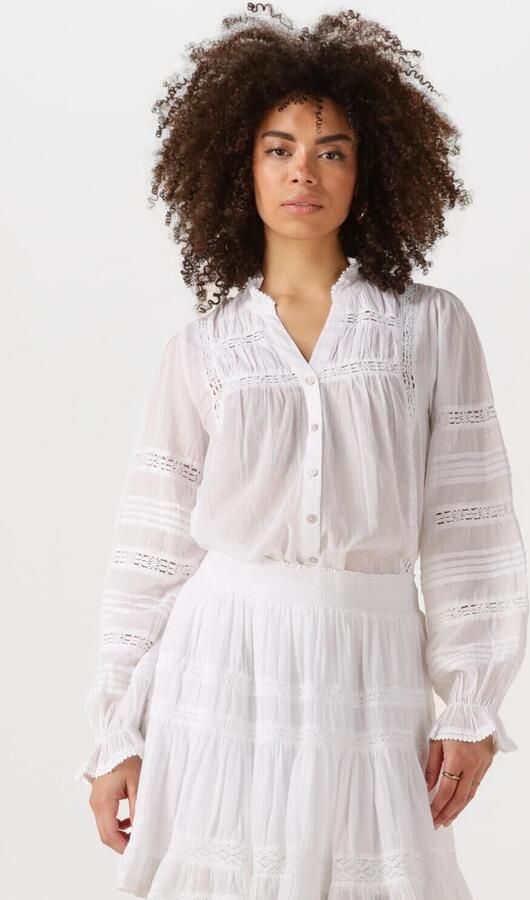 NEO NOIR Dames Blouses Lyla S Voile Blouse Wit - Foto 4