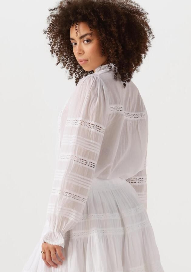 NEO NOIR Dames Blouses Lyla S Voile Blouse Wit - Foto 2