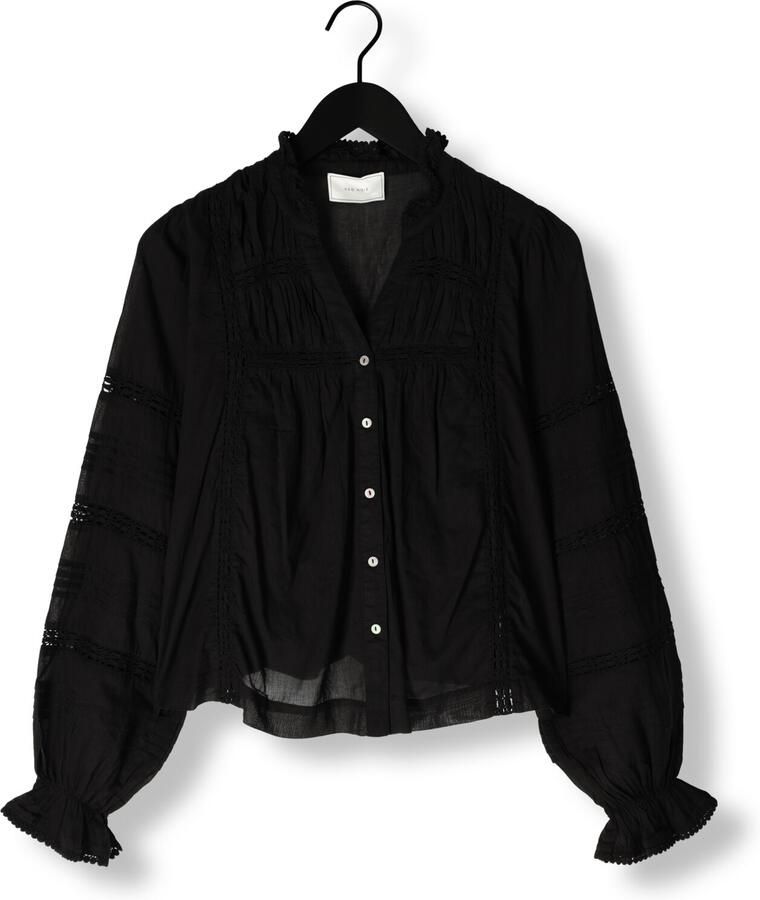 NEO NOIR Dames Blouses Lyla S Voile Blouse Zwart