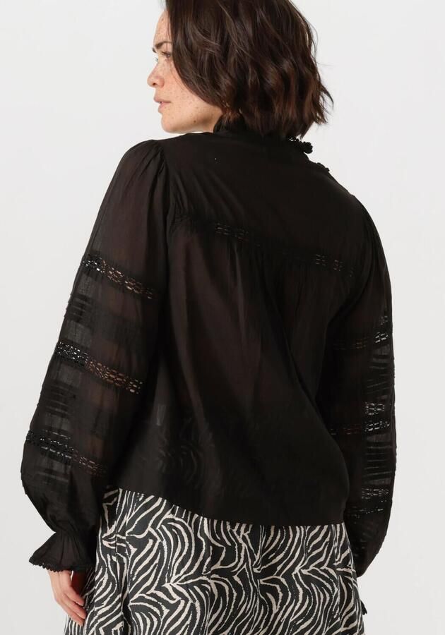 NEO NOIR Dames Blouses Lyla S Voile Blouse Zwart - Foto 2