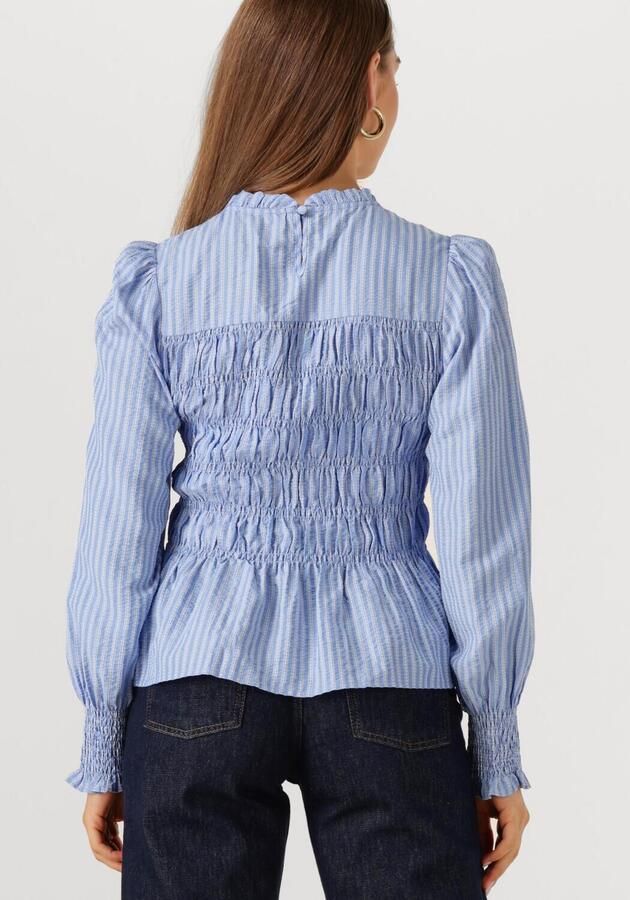 NEO NOIR Dames Blouses Possa Twist Stripe Blouse Blauw