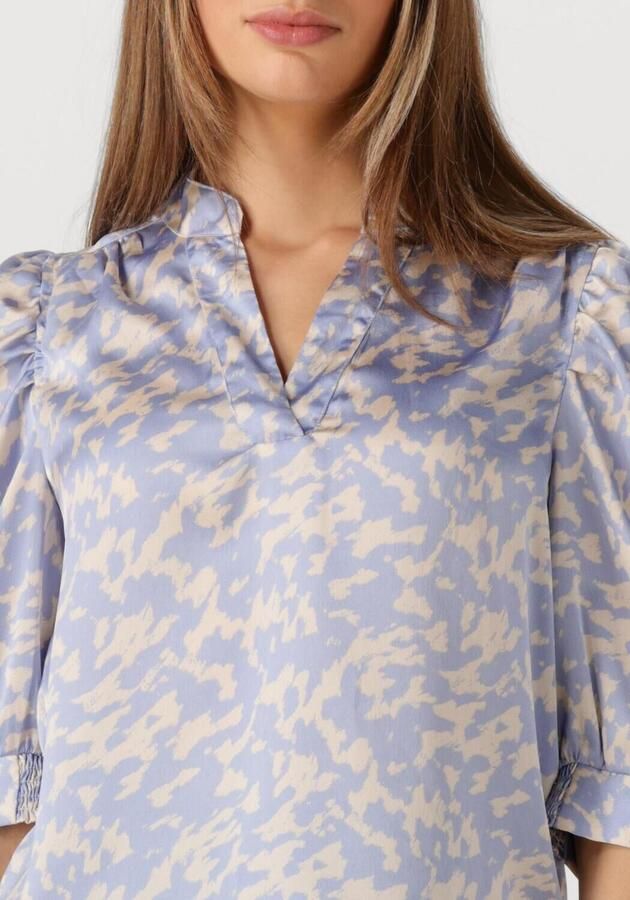 NEO NOIR Dames Blouses Roella Graphic Fade Blouse Blauw - Foto 2