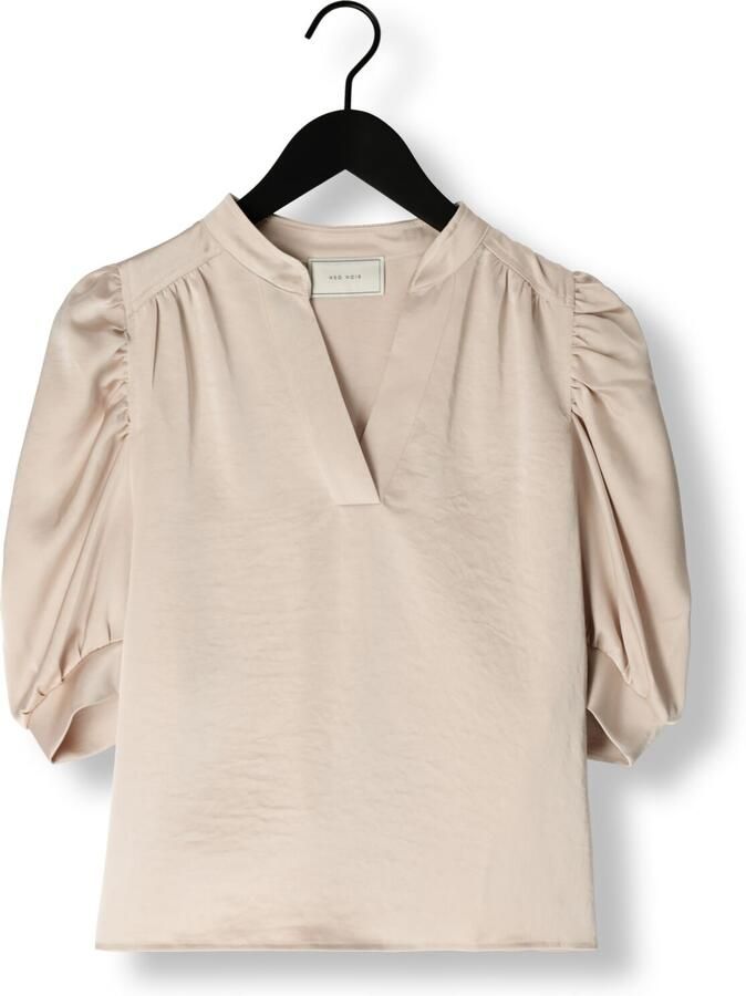 NEO NOIR Beige Satijnen Blouse Stijlvolle Toevoeging Beige Dames - Foto 2