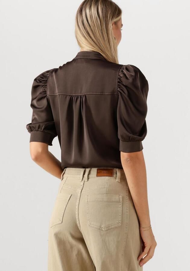 NEO NOIR Blouseshirt van satijn met pofmouwen model 'Roella' - Foto 2