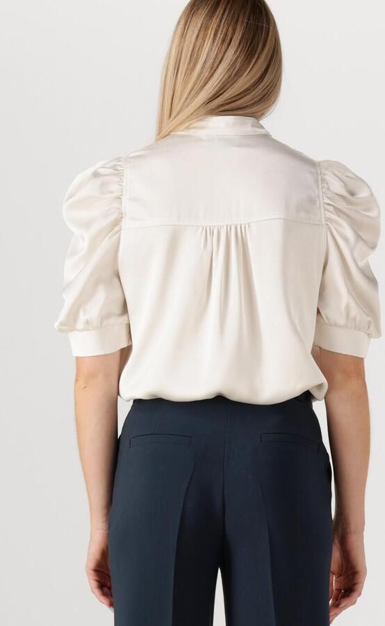 NEO NOIR Dames Blouses Roella Heavy Sateen Blouse Gebroken Wit - Foto 3