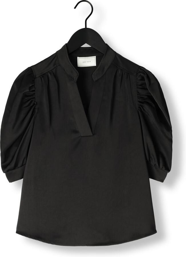 NEO NOIR Dames Blouses Roella Heavy Sateen Blouse Zwart