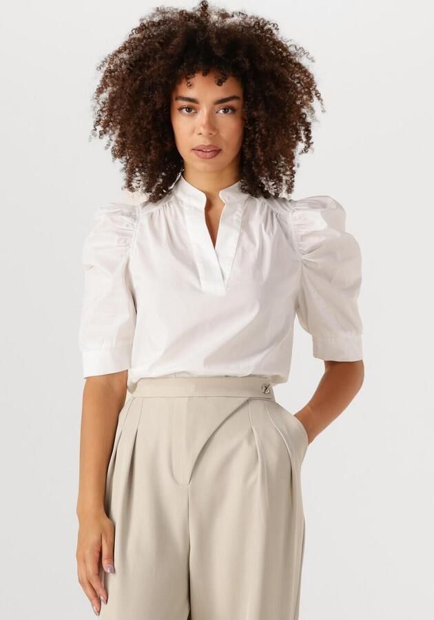NEO NOIR Dames Blouses Roella Poplin Blouse Wit - Foto 4