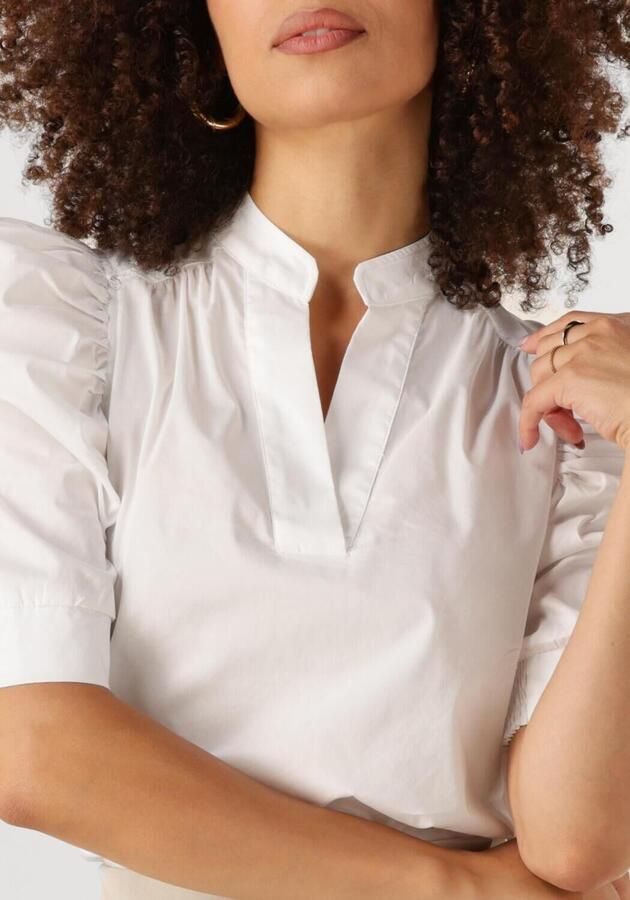 NEO NOIR Dames Blouses Roella Poplin Blouse Wit - Foto 3