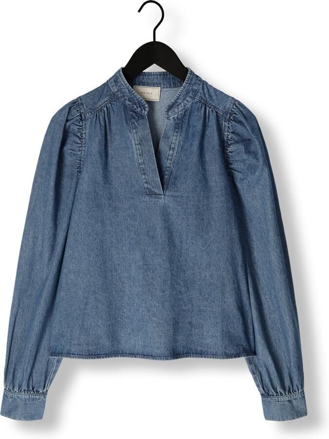NEO NOIR Dames Blouses Rosslyn Denim Blouse Blauw