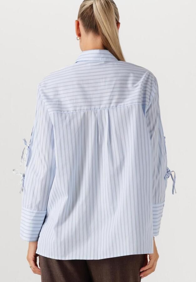 NEO NOIR Dames Blouses Selini Multi Stripe Shirt Lichtblauw - Foto 3