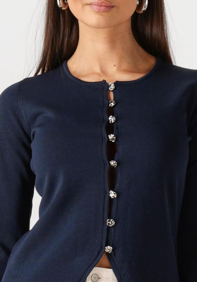 NEO NOIR Dames Blouses Teller Knit Blouse Donkerblauw