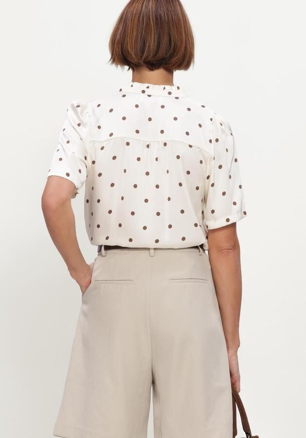 NEO NOIR Dames Blouses Torana Dotted Blouse Gebroken Wit - Foto 3