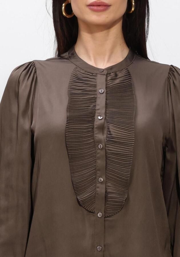 NEO NOIR Dames Blouses Zola Blouse Taupe - Foto 4
