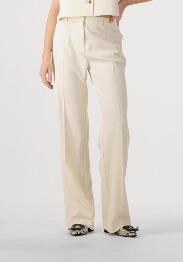 NEO NOIR Dames Broeken Alice Structure Pants Ecru - Foto 4
