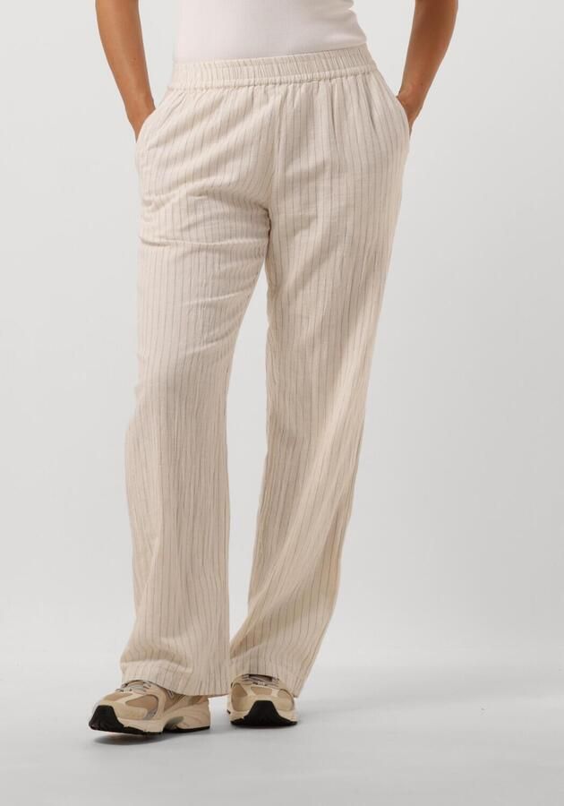 NEO NOIR Dames Broeken Astra Simple Stripe Pants Gebroken Wit - Foto 4