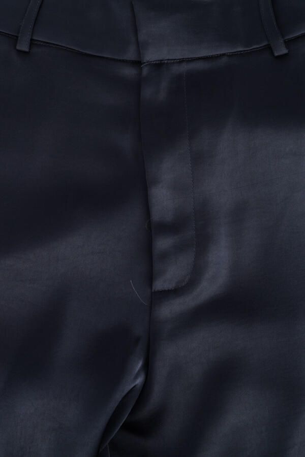 NEO NOIR Dames Broeken Emmett Heavy Sateen Pants Donkerblauw - Foto 4