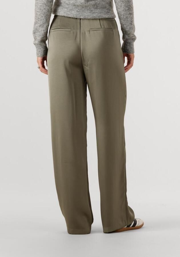 NEO NOIR Dames Broeken Emmett Heavy Sateen Pants Groen