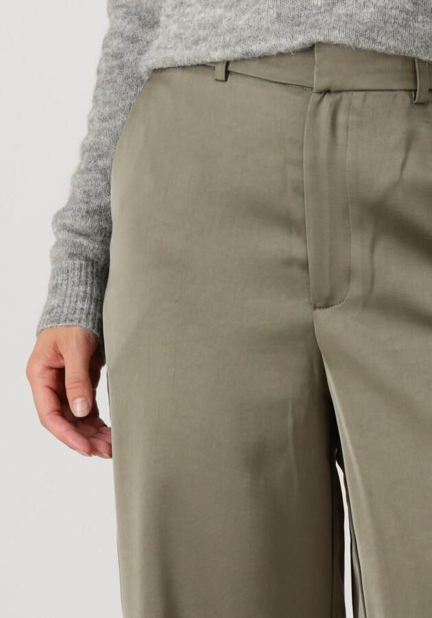 NEO NOIR Dames Broeken Emmett Heavy Sateen Pants Groen - Foto 2