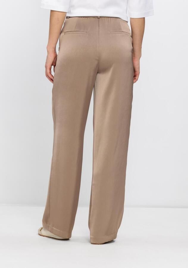 NEO NOIR Dames Broeken Emmett Heavy Sateen Pants Taupe - Foto 2