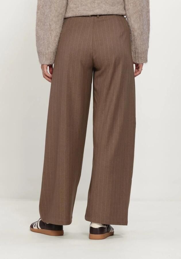 NEO NOIR Dames Broeken Essiall Pinstripe Pants Bruin - Foto 2